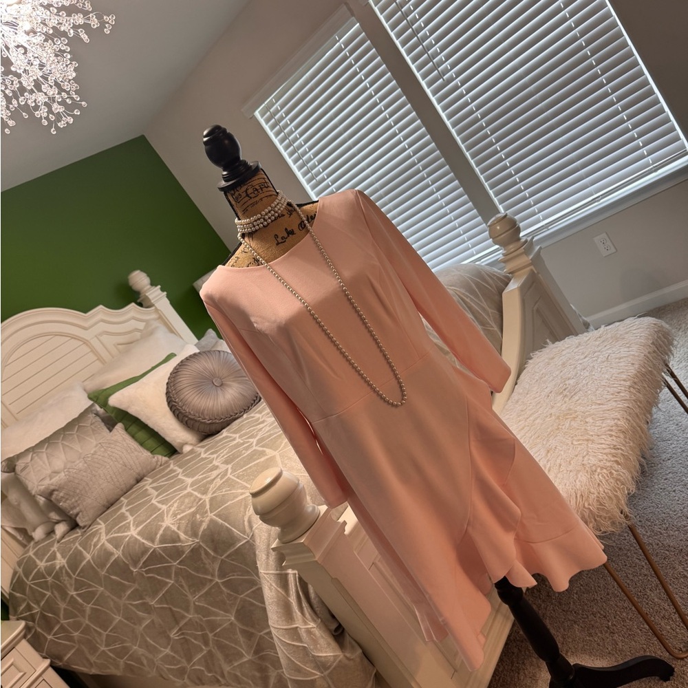 Tommy Hilfiger Pink Long Sleeve Dress